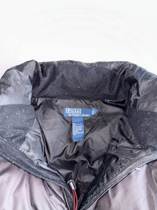 Vintage Polo Ralph Lauren Original  Black Down Puffer Jacket (XL)