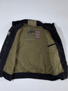 101st Airborne Military Patch Bomber Jacket  Multi-Patch Design (L)