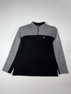 Millet Quarter-Zip Fleece Pullover – Black/Grey (XL)