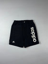 Adidas Oversized Logo Black Athletic Shorts (W:31) (L:19)