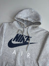 Vintage Nike Air Big Swoosh Hoodie – Heather Grey (L)