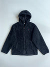 Fila Sherpa Fleece Hooded Zip Jacket – Black (L)