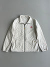 The North Face x VX Active White Diamond Quilted Insulated Jacket with Red Logo (M)