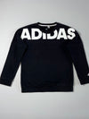 Adidas Black Big Spellout Oversized Sweatshirt  (S)