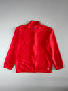 Adidas Red & Black 3-Stripes Full-Zip Track Jacket(L/XL)