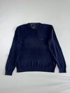 Tommy Hilfiger Classic Flag Logo Crewneck Knit Sweater – Navy Blue (XL)