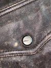 Ralph Lauren Made in Italy Shearling Collar Leather Flight Jacket (M)