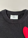 Ami Paris Black Knit Sweater – (S)