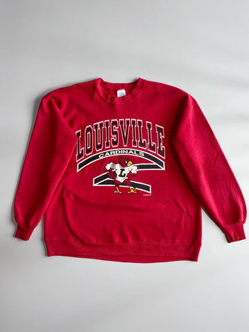 Jerzees Super Sweats | Louisville Cardinals Graphic Crewneck(Xl)