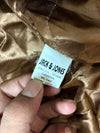 Jack & Jones Gold Vintage Leather Jacket (Xl)