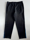 Adidas Black Track Pants Blue Stripe (W:36|L:41)