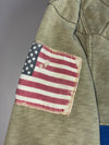 Polo Ralph Lauren | Olive & Blue Quilted Rugby (M)