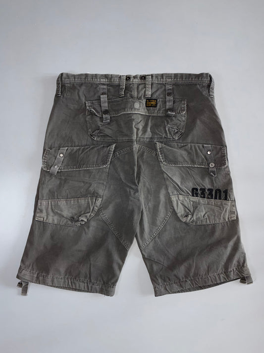 G-Star Raw | LS Odessa Loose 1/2 Shorts | Washed Grey (W:38|L:26)