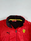 Puma x Scuderia Ferrari Red Hooded Windbreaker (Hidden Cap)(M)