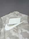 Nike Sportswear Futura Oversized Box Swoosh Tonal White Camo Windbreaker Jacket (M/L)