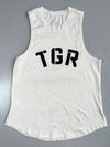 OTGR | White Mesh Tank Top (L)