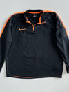 Nike | Dri-Fit Quarter Zip Black/Orange | (M)