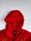 Adidas Chinese New Year Tiger Embroidered Red Windbreaker Hoodie(M)