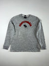 Abercrombie & Fitch Appliqué Arch Logo Moose Long Sleeve Tee – Heather (2XL)