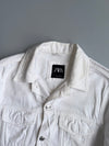 Zara Graphic Print Trucker Denim Jacket (S)