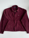 Polo Ralph Lauren Burgundy Fleece Harrington Jacket(2XL)