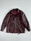 Vintage Premium Original Bomber Leather Jacket (XL)