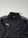Vintage Puma Black Grey Zip-Up Windbreaker Jacket (S)