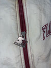 Vintage Starter Florida State Seminoles Embroidered Pullover Jacket – Maroon/Cream (2XL)