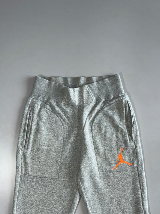 Jordan Grey Orange Jumpman Joggers Elastic (W:30|L:41)