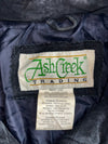 AshCreek Trading Genuine Sued Leather Bomber Jacket Black (2XL)