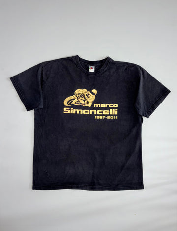 Marco Simoncelli 58 Tribute Racing T-Shirt (XL)