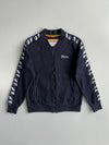 Taiwanize | Crane Bird Print Track Bomber Jacket (M)