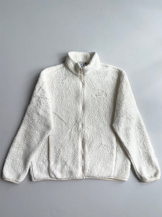 Eider Cream Sherpa Fleece Zip Jacket (M)