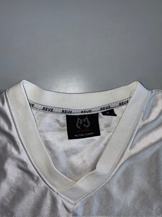 Reve Jeans “Chicago” #54 Old English Mesh Football Jersey White (2XL)