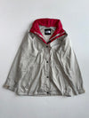 The North Face Beige & Red Waterproof Shell Jacket Women’s (M/L)