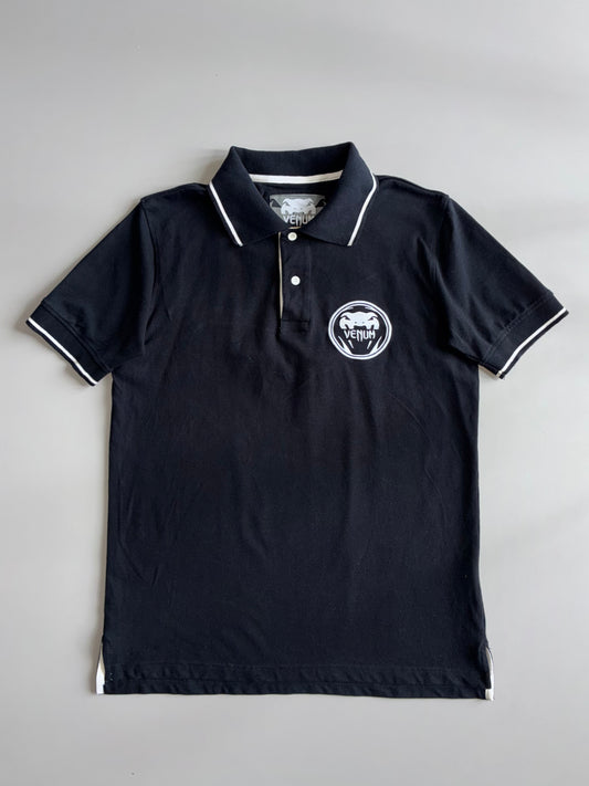 Venum Fighter Series Brazilian Design Polo Black White (L)