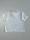 Vintage 80s Chemise Lacoste Made in France Piqué Polo – White (L)