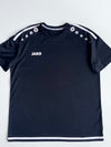 JAKO Black Training Jersey with White Stripe Detail (Size L)