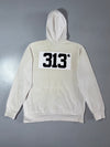 Carhartt “Detroit MI” Graphic Hoodie – Off-White/Cream (M)