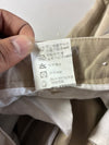 Vintage Big Train Beige Pleated Trousers (W:36) (L:39)