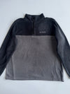 Columbia | Grey Black 1/4 Zip Fleece | (XL)