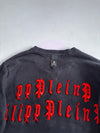 Philipp Plein “Illegal Fight Club” Sweatshirt | Faded Black | Red Gothic Logo | Straight Cut (M)