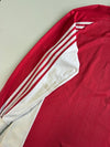 Vintage 90s Adidas Long Sleeve Football Jersey Red White(2Xl)