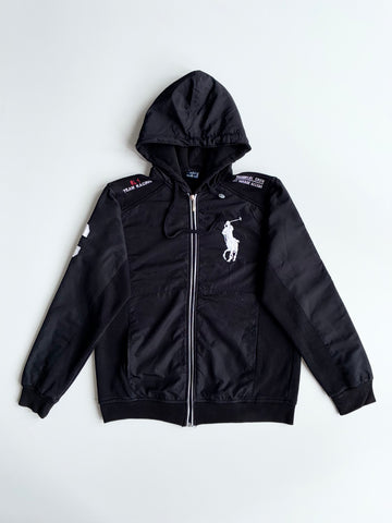 Polo Ralph Lauren RL1 Team Racing Big Pony Hooded Bomber Jacket (M)