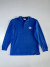 MLB LA Dodgers Long Sleeve Polo Royal Blue (L)