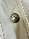 Hollister White Faux-Fur Trim Puffer Jacket (XS)