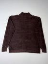 Vintage Columbia Brown Chunky Knit Full-Zip Sweater (2XL/3XL)