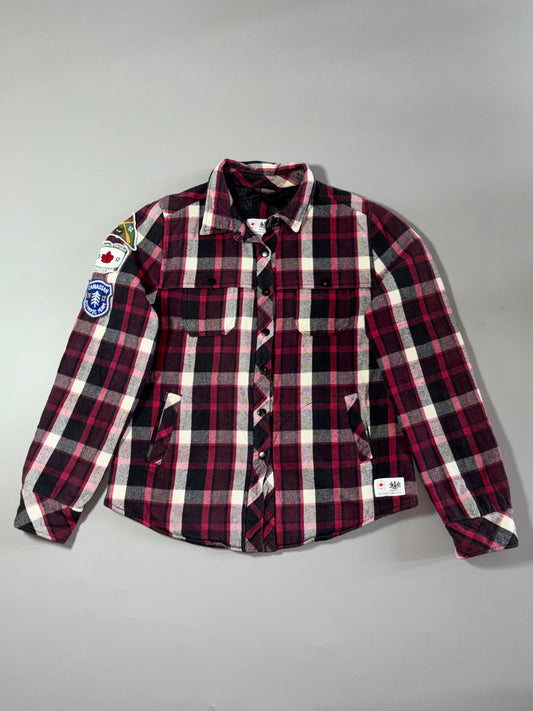 Hudson's Bay x Team Canada 2012 Olympic Quilted Flannel Shacket – Women's (M)
