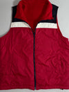 NBA | Red Navy Reversible Fleece Puffer Vest (S/M)