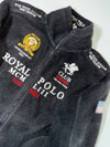 Royal Polo Geographical Norway Expedition Embroidered Fleece Jacket – Black (S)